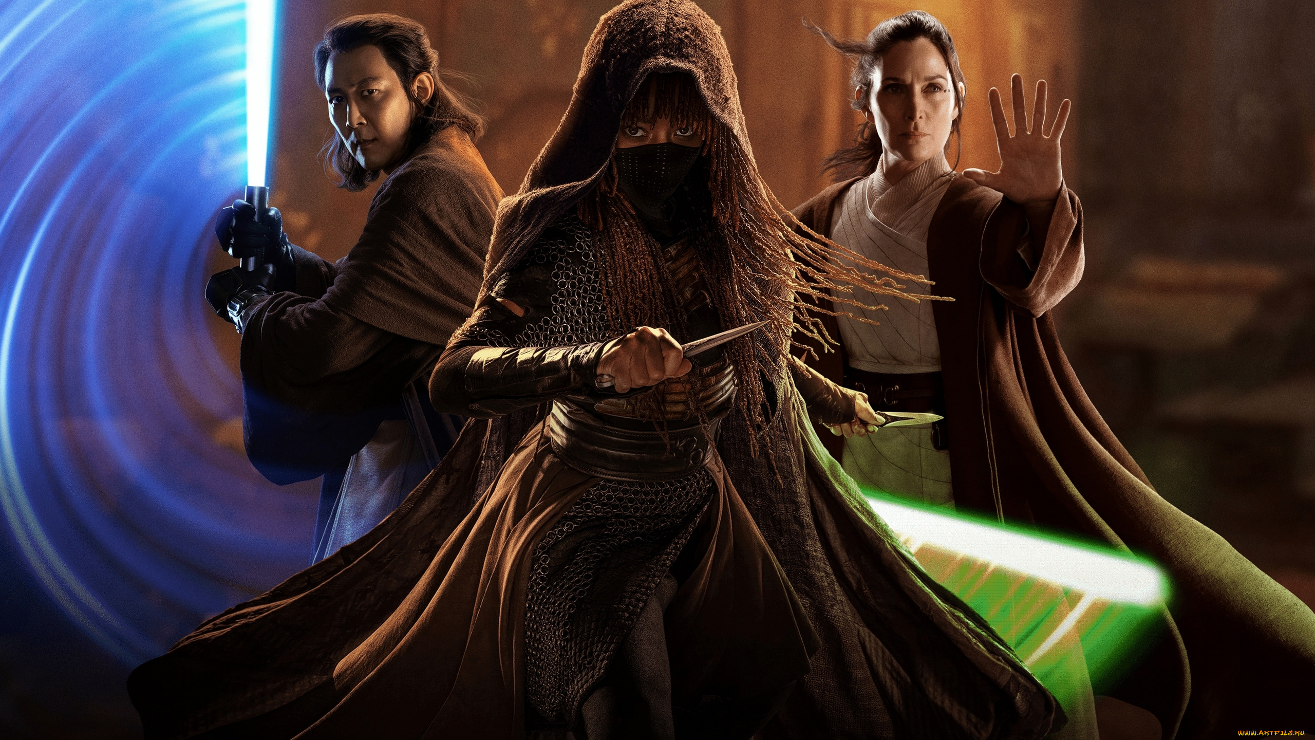 the acolyte ,  2024  ,  , , star, wars, the, acolyte, carrie, anne, moss, amandla, stenberg, , , , , , e